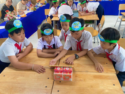 Trường Tiểu học Kim Đồng "Khai Xuân Hái lộc - Khởi đầu năm mới"