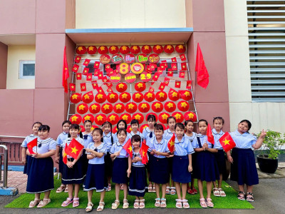TRƯỜNG TIỂU HỌC KIM ĐỒNG HÂN HOAN CHÀO MỪNG 80 NĂM QUỐC KHÁNH 2/9