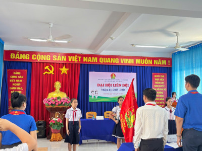 Đại hội Liên Đội trường Tiểu học Kim Đồng nhiệm ký 2025-2026