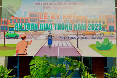 Lễ kí kết "An toàn giao thông năm 2023"