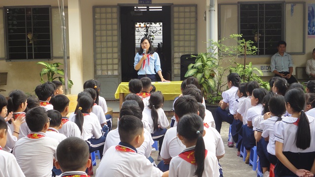 co le hoang xuan oanh phat bieu