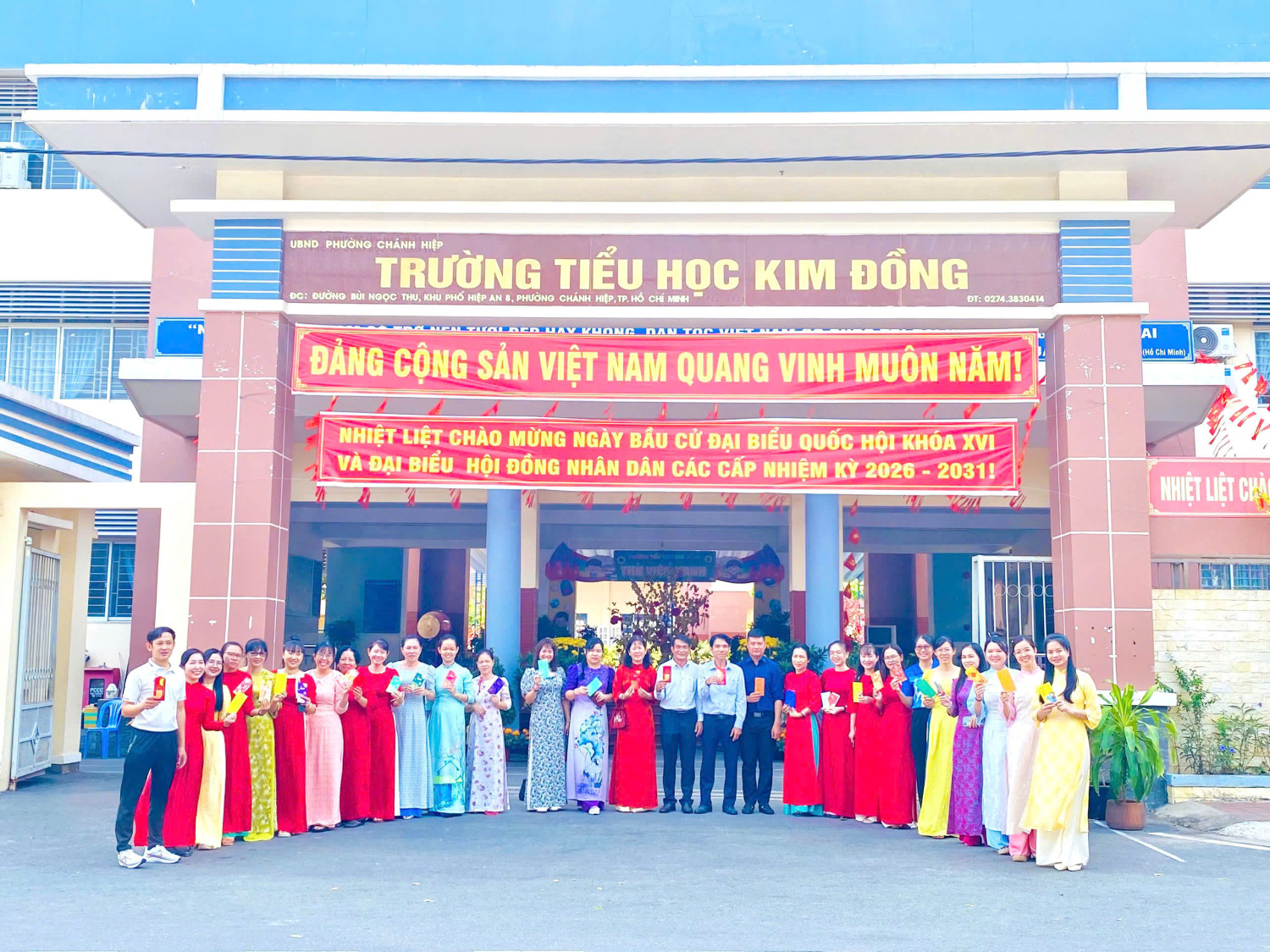 Trường Tiểu học Kim Đồng "Khai Xuân Hái lộc - Khởi đầu năm mới"